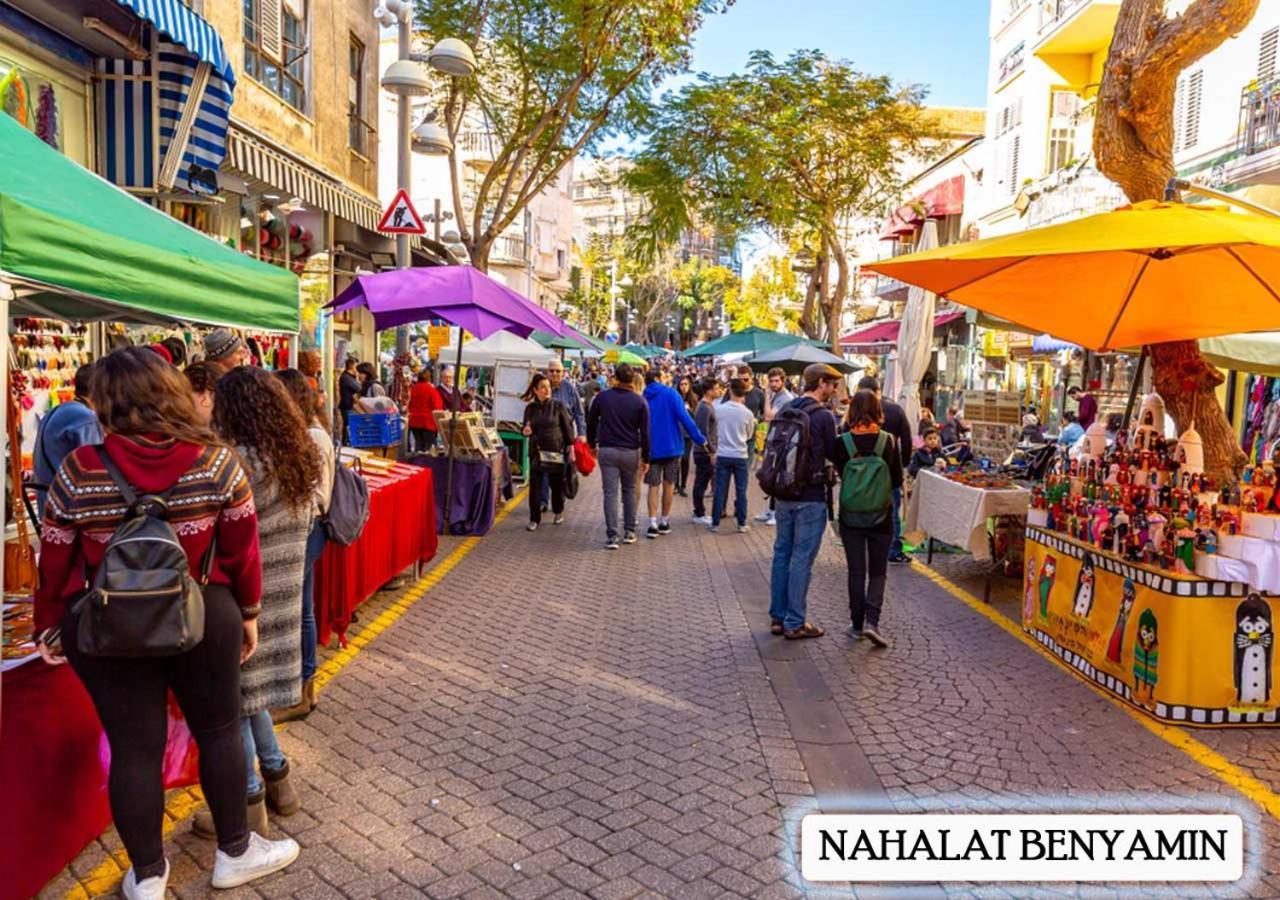 Tel-Aviv Center, Near The Beach, Terrace, 2 People Tel Aviv Exterior foto
